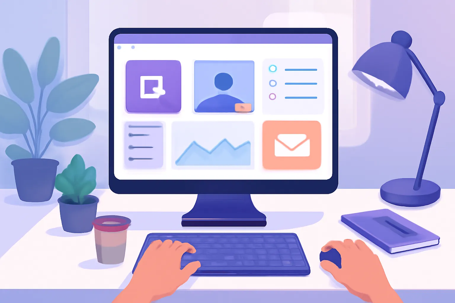Concept visual for: How to switch and get the most out of a single new tab