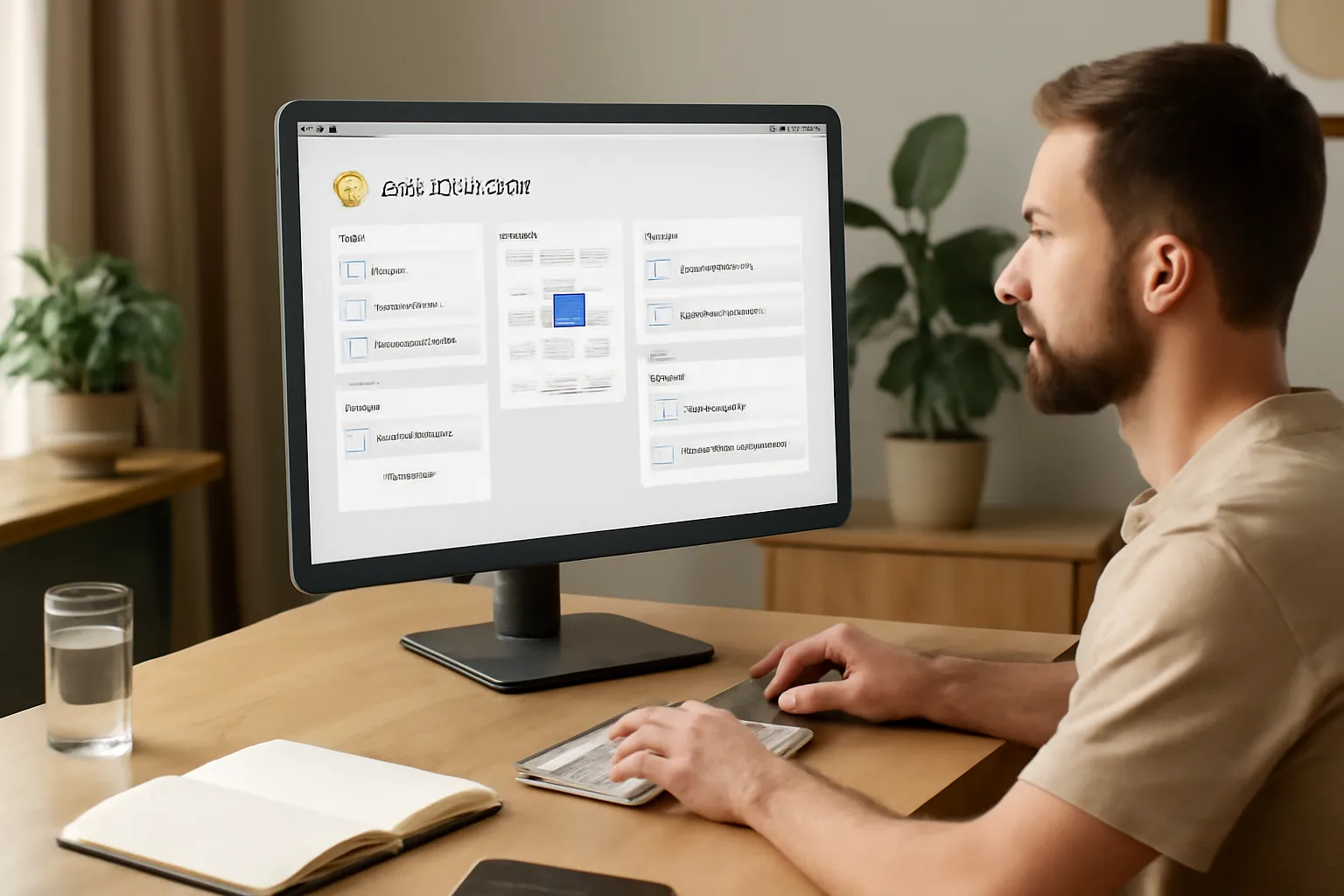 Concept visual for: How to Set Up Your Dashboard: A Minimal, Founder-Friendly Workflow