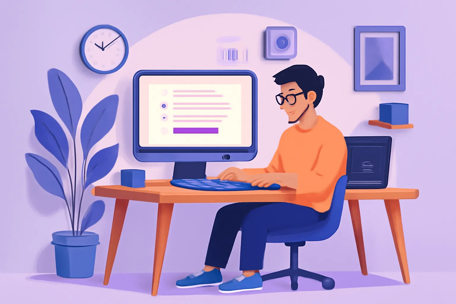 Concept visual for: Designing a 30-Second New Tab Ritual