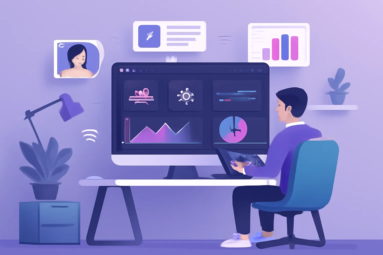 Concept visual for: Key Features to Look for in Browser-Based Live Dashboards