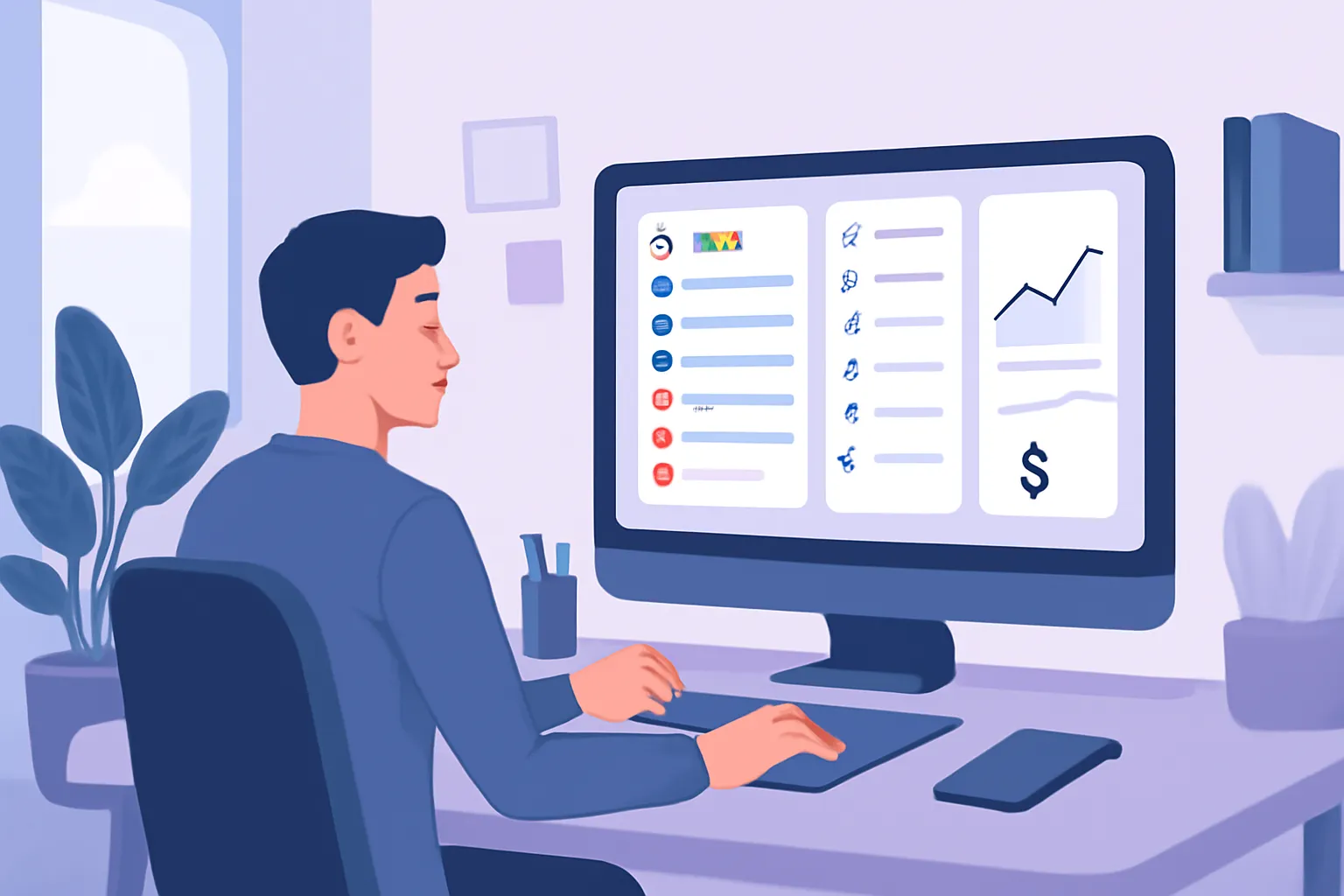 Concept visual for: Tracking Ideas and Tasks with Ease