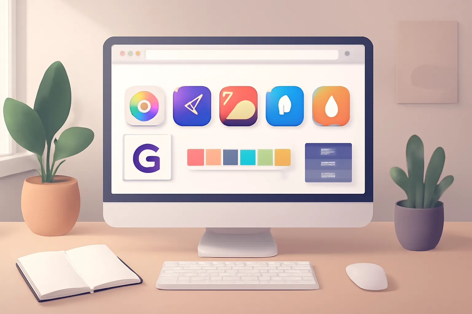 Overview of tools and workflows for "Chrome Extensions for Graphic Designers"