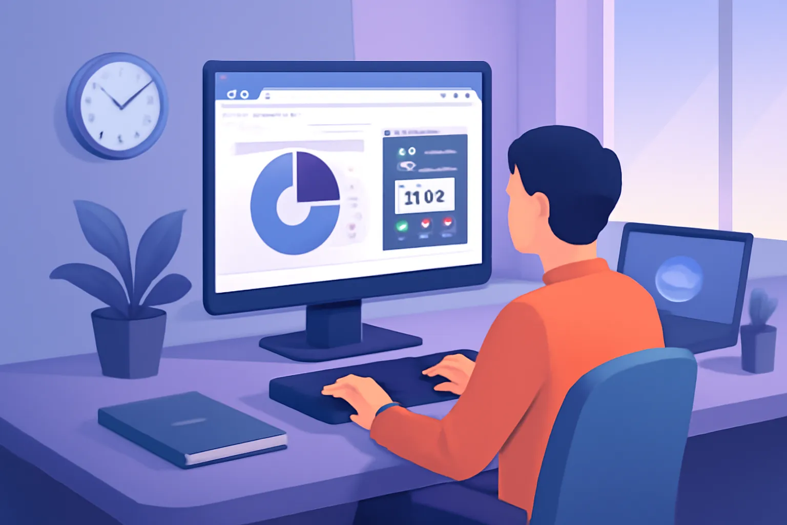 Concept visual for: How cuslr's Chrome solution improves focus and workflow