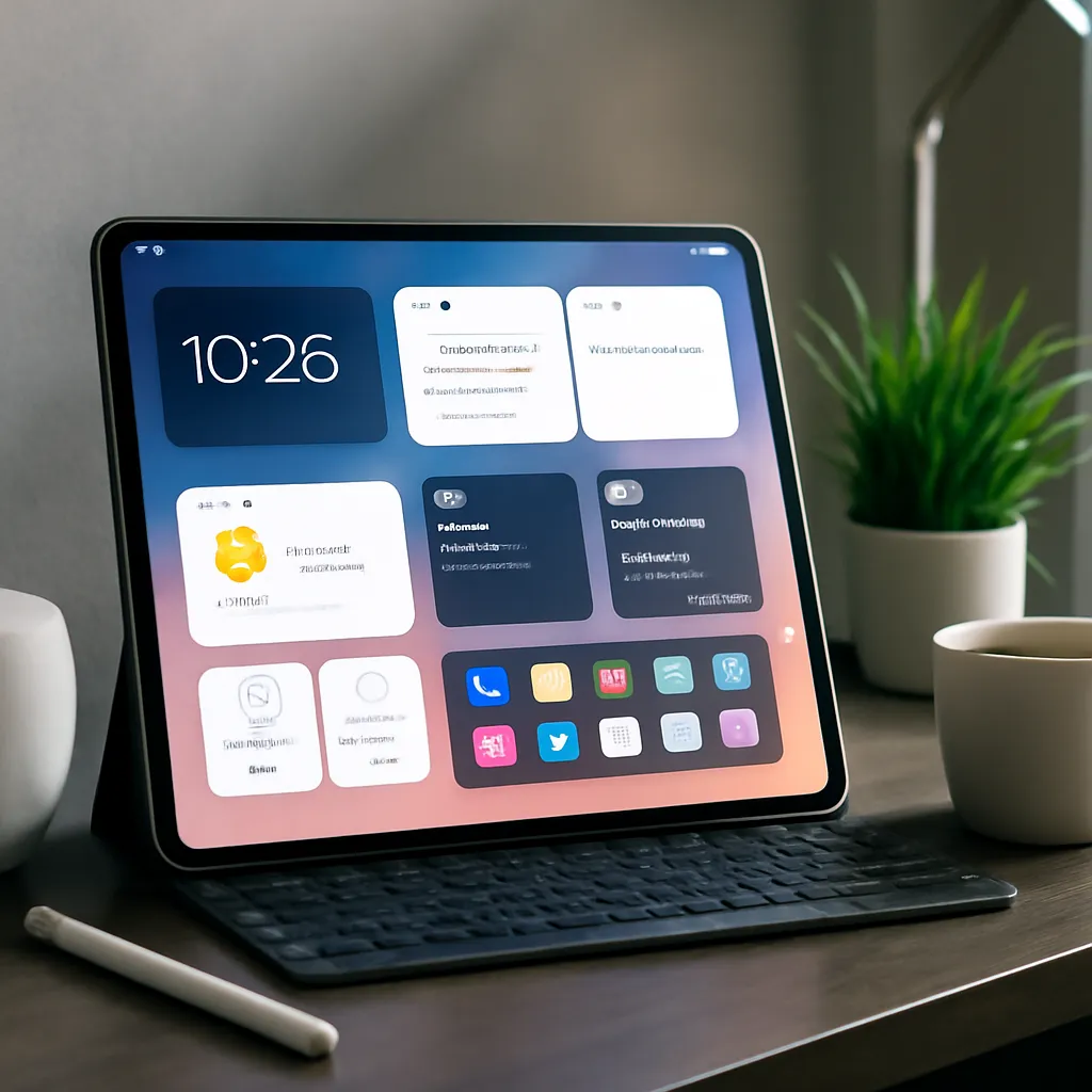 Concept visual for: Essential Widgets and Layout Patterns