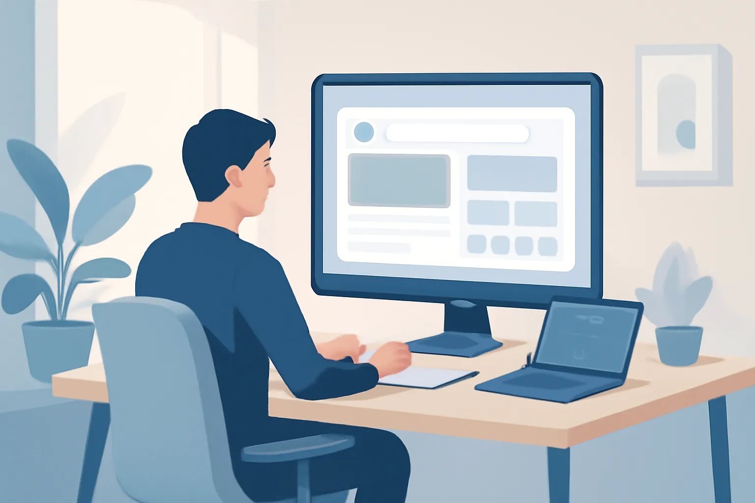Overview of tools and workflows for "Designing a Distraction-free New Tab Workspace"