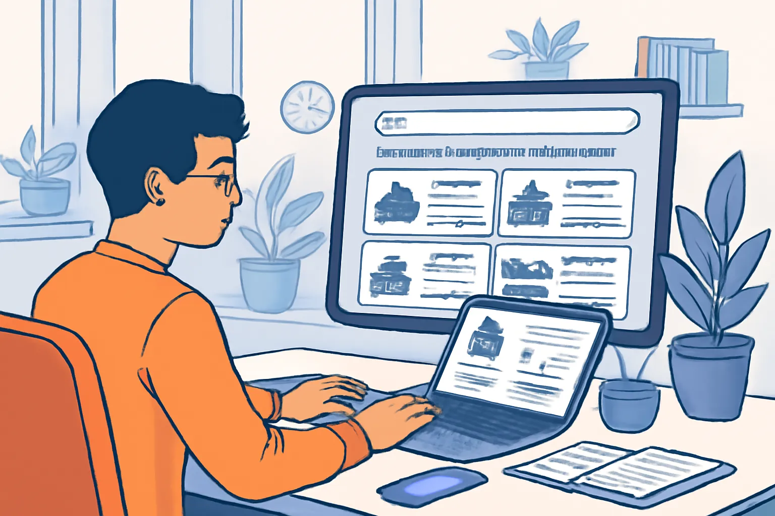 Concept visual for: How cuslr Helps Students Discover and Compare Extensions