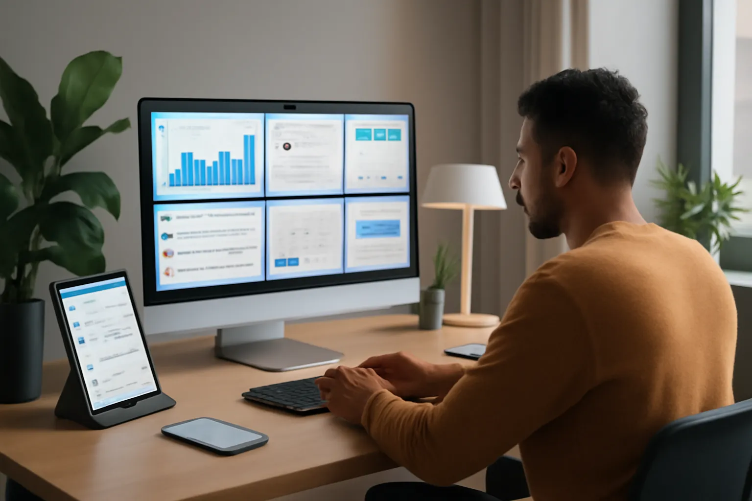 Concept visual for: Cuslr's approach: One dashboard that replaces five apps